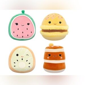4 pack squishmallows 5in tall